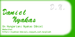 daniel nyakas business card